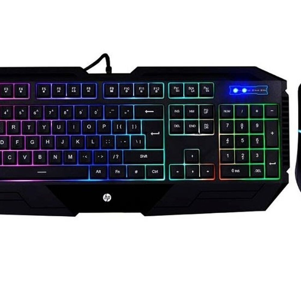 Kit Gamer Mouse & Teclado Hp Gk1100 Retroiluminado Full Rgb image number 2.0