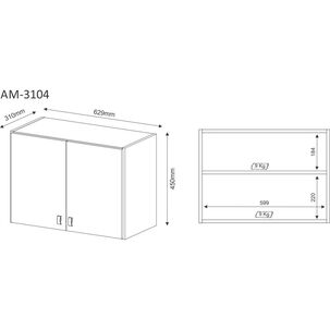 Mueble Armario Aereo Alto Cocina Tecnomobili Cz