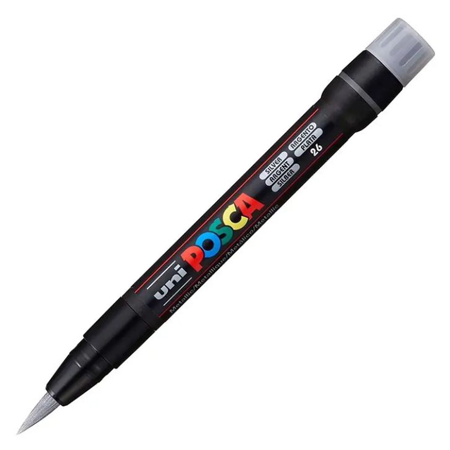 Marcador Acrilico Pincel Plata Pcf-350 Posca image number 0.0