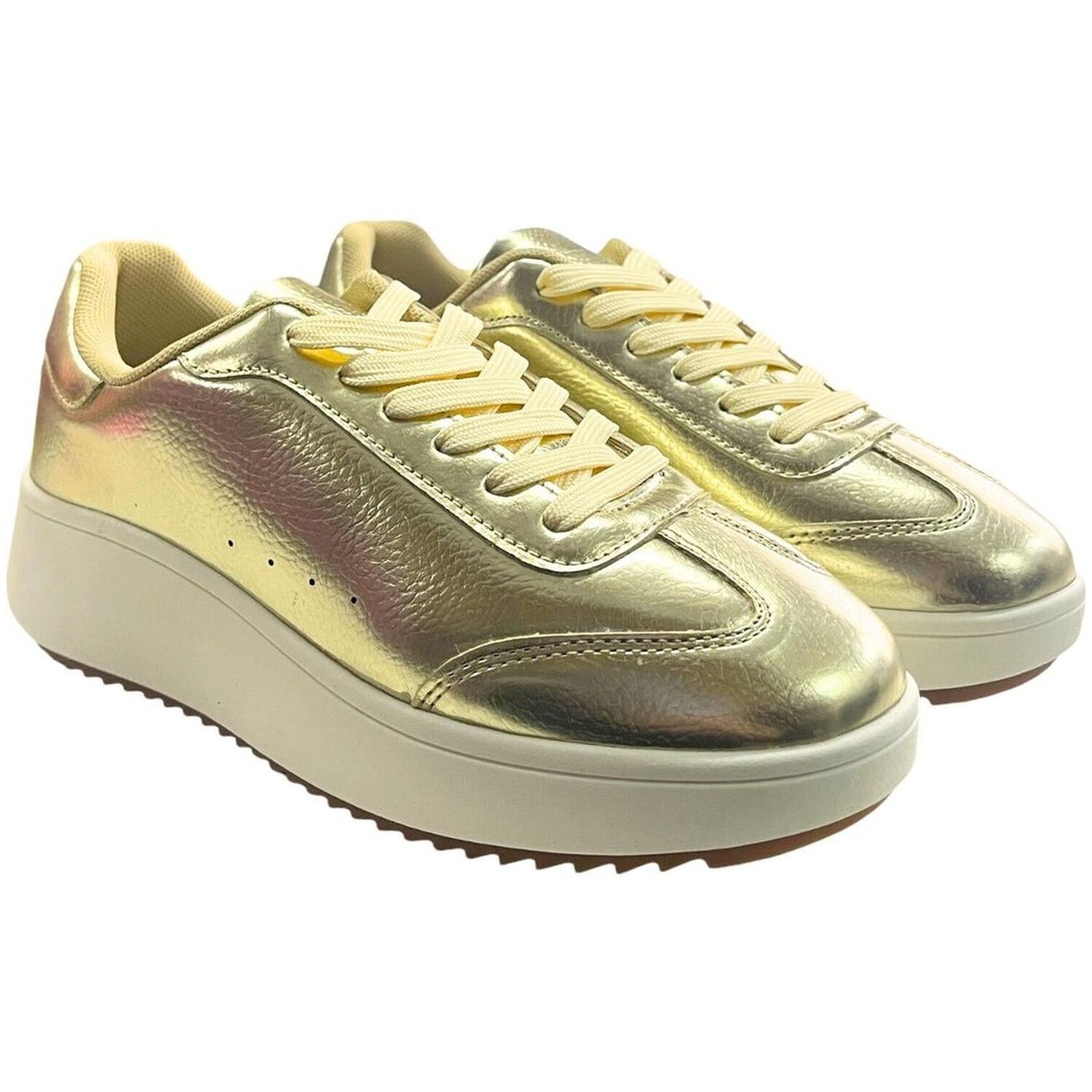 Zapatilla Urbana Mujer Dorado Alexa Detogni image number 3.0