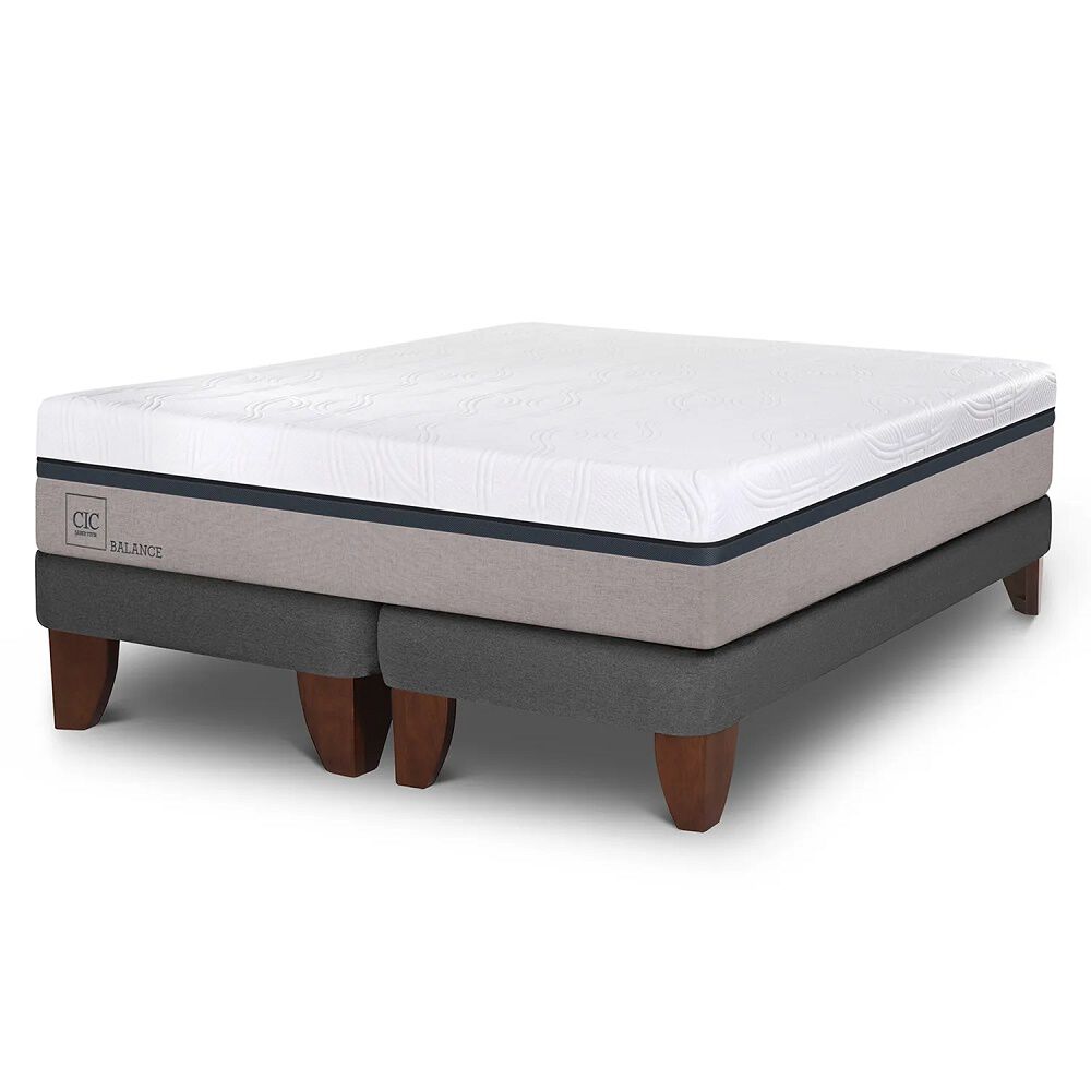 Cama Europea Cic Balance 2 Plazas Base Dividida 200cm X 150cm image number 1.0