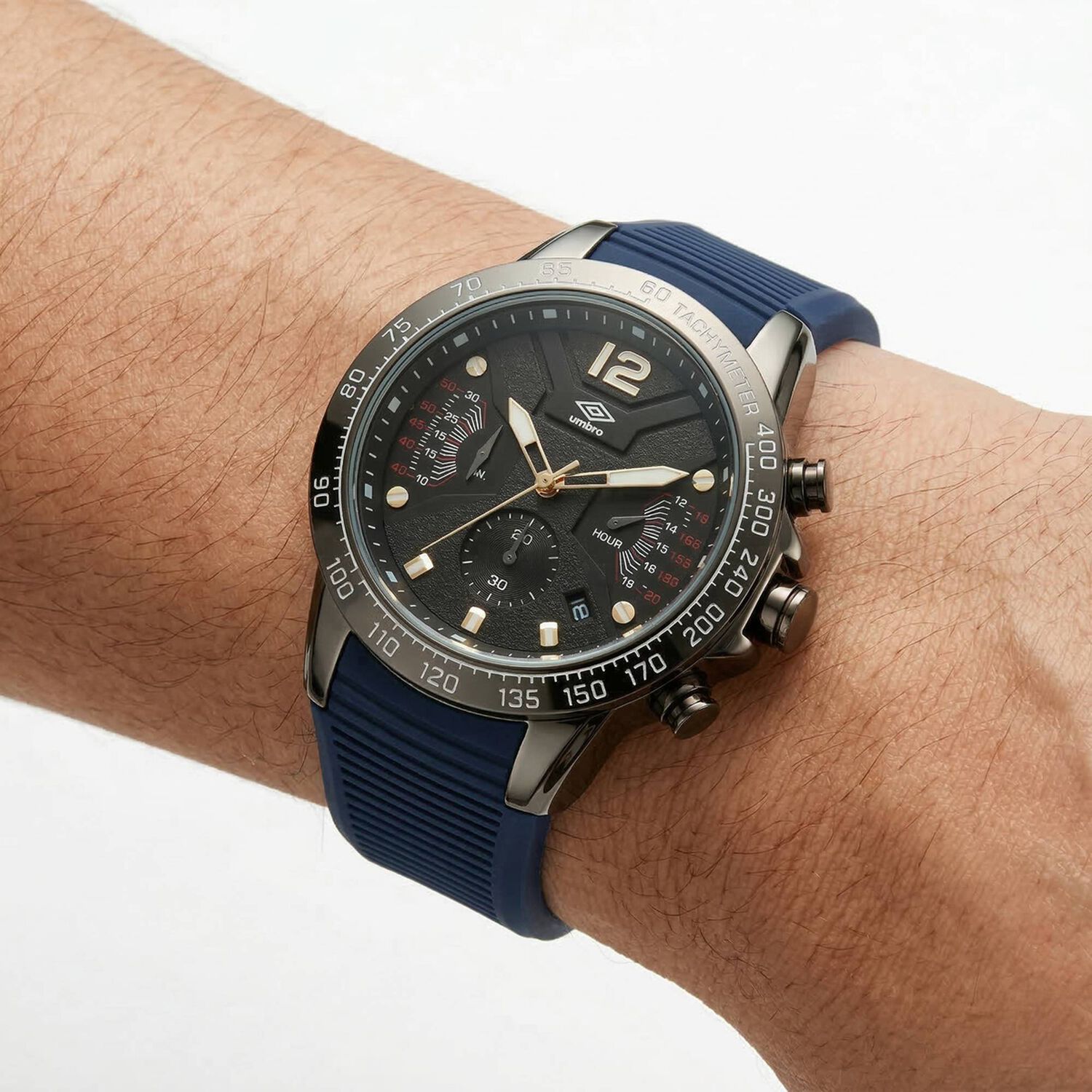 Reloj An&aacute;logo Hombre Umbro Plus Negro Umbp-1500-94 image number 3.0