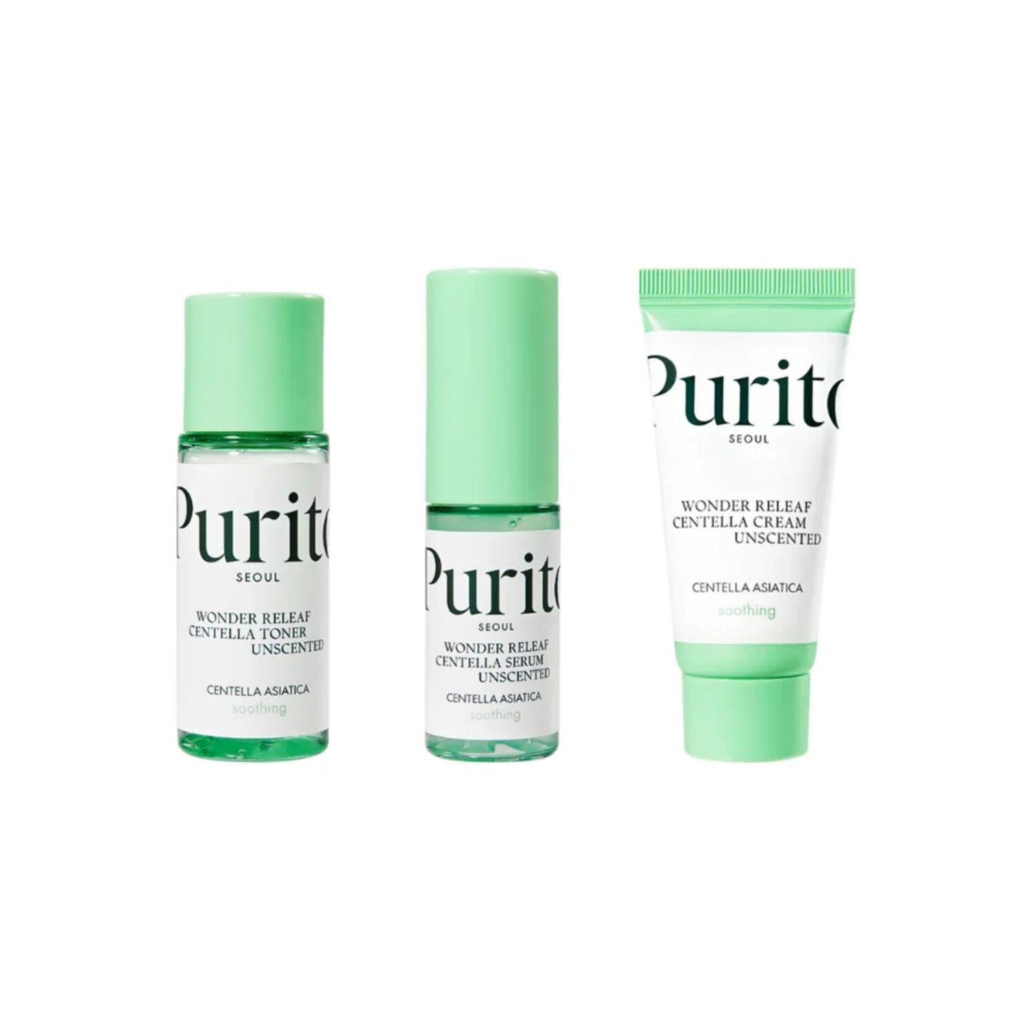 Purito - wonder relief centella mini kit unscented image number 1.0