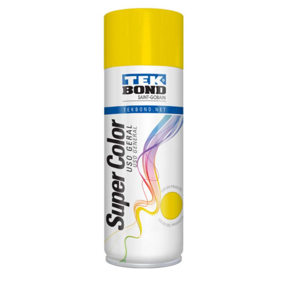 Pintura Spray 400ml Uso General Amarillo - Tekbond image number 0.0