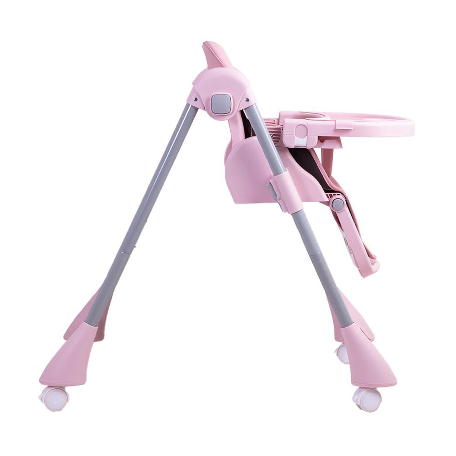 Silla De Comer Bebesit Bebe Reclinable Plegable Easy Eat Rosada image number 3.0