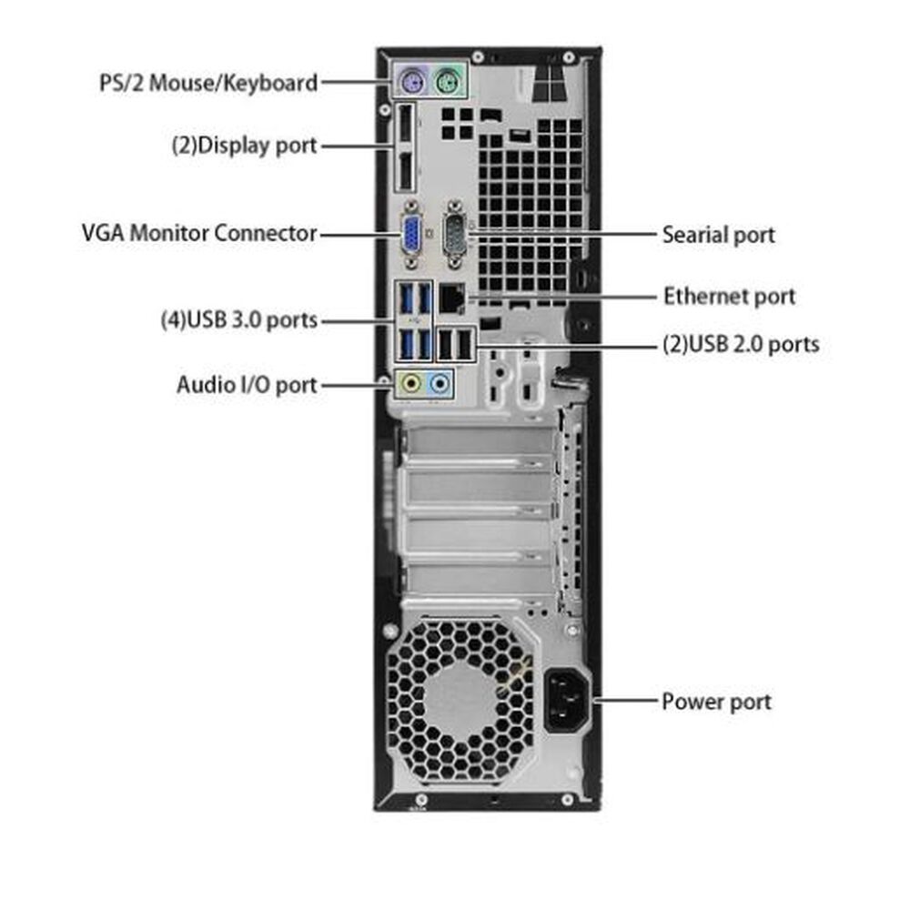 Kit Monitor + Pc Hp Prodesk 600 G2 Sff (i5-6ta 8gb 240gb Ssd) + Teclado & Mouse Reacondicionado Grado A image number 2.0