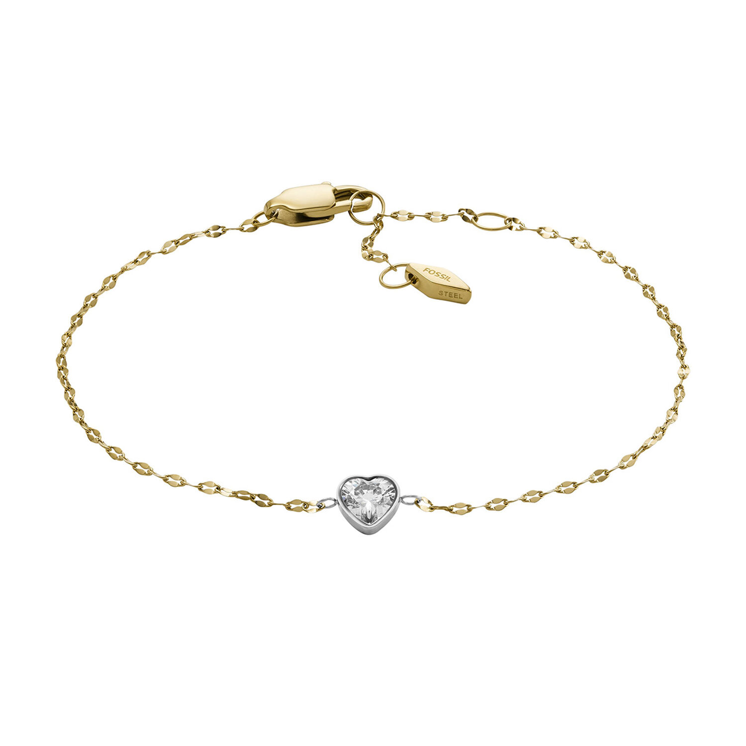 Pulsera Fossil Jf04679998 Dorado Mujer image number 0.0