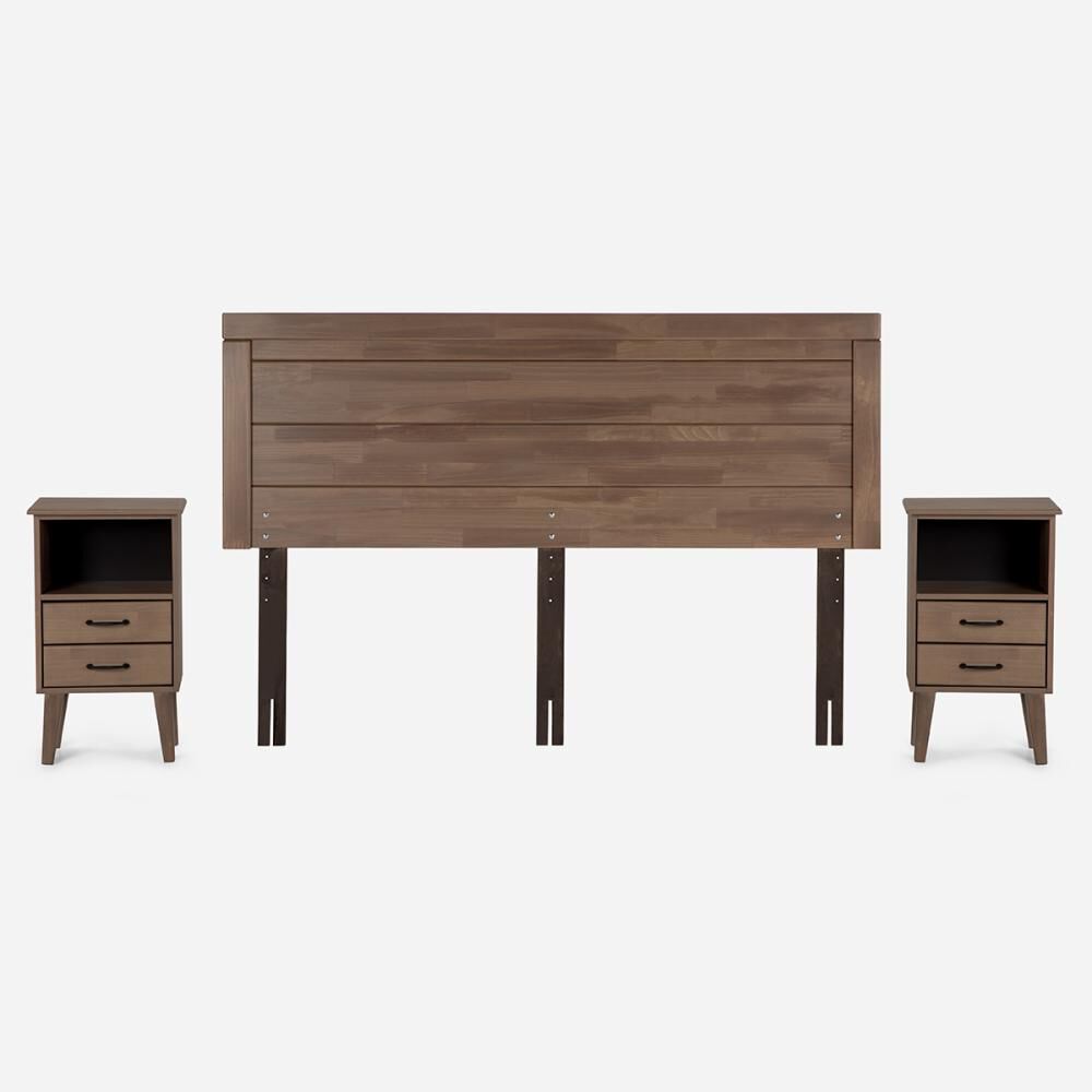 Cama Europea Rosen Ergo T / King / Base Dividida + Set De Maderas Sicilia image number 8.0