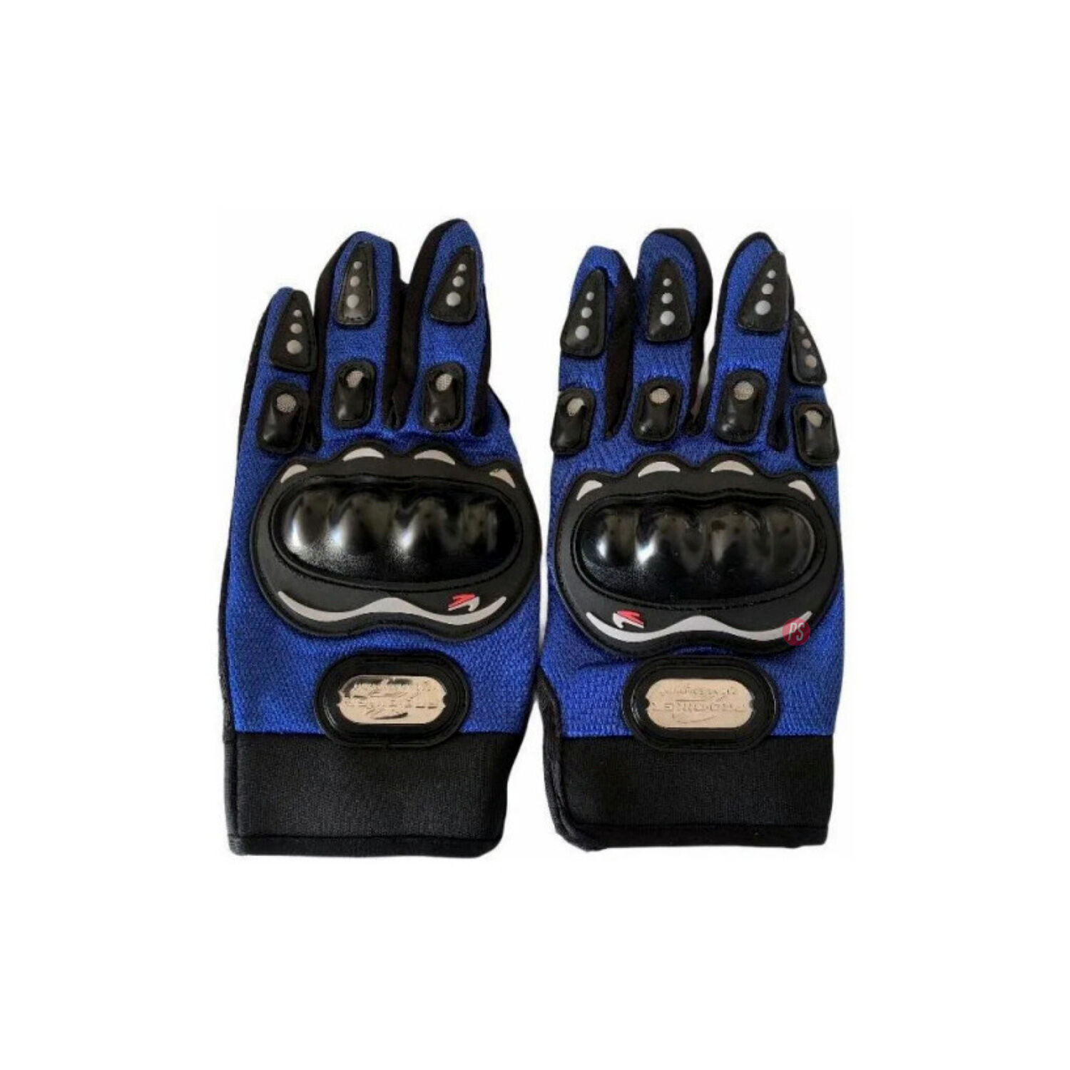 Guantes Para Moto Protecci&oacute;n Pvc Color Azul - Ps image number 2.0