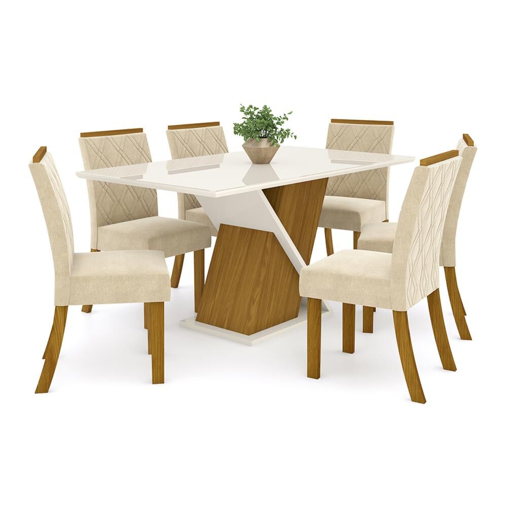 Juego De Comedor Home Mobili Grecia 6 Personas image number 0.0