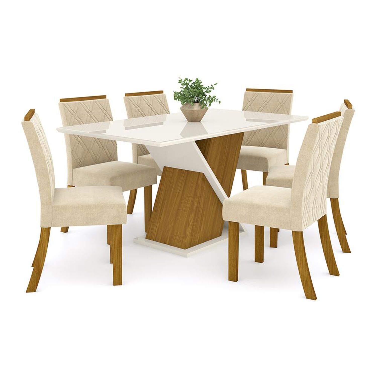Juego De Comedor Home Mobili Grecia 6 Personas image number 0.0