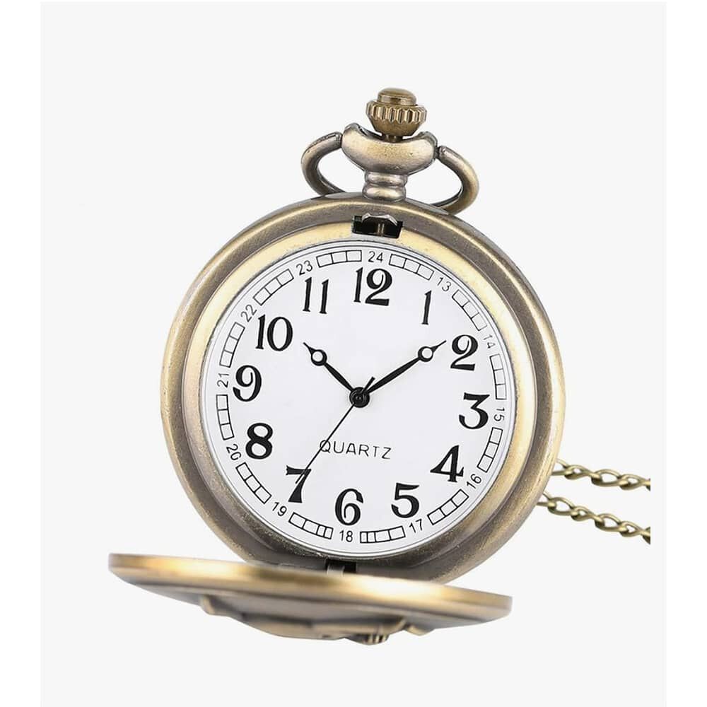 Reloj De Bolsillo Con Cadena De Pok&eacute;mon Pikachu image number 2.0