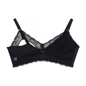 Sosten Lactancia Full Encaje Negro 2rios