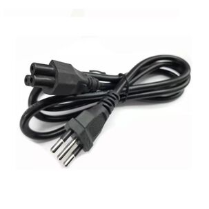 Cable De Poder Tipo Trebol 1.8 Mts Negro