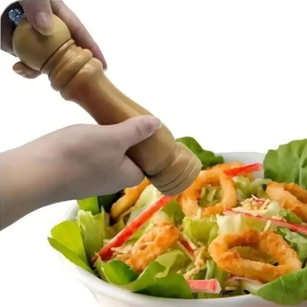 Molinillo De Madera Condimentero Sal Y Pimienta 26cm image number 2.0