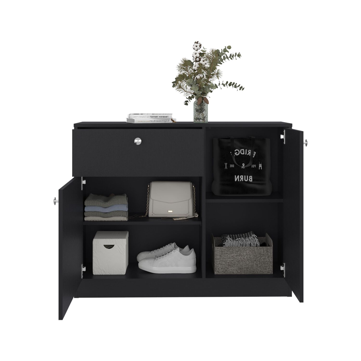 Comoda Fm Furniture 2 Puertas 80x100x30,2 Cm image number 1.0