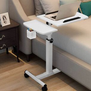 Multimesa Ajustable Con Ventilador Para Notebook Blanca