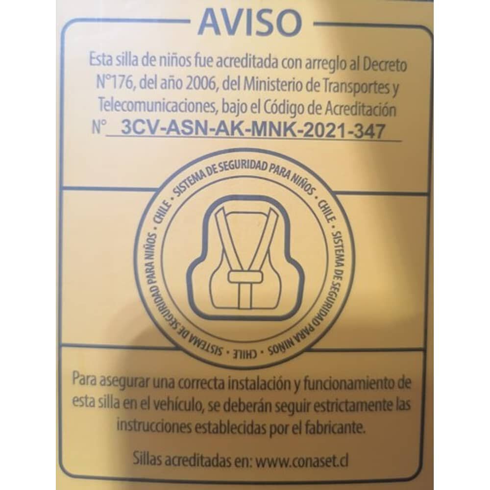 Silla De Auto A Contramarcha Minikid Negro image number 6.0