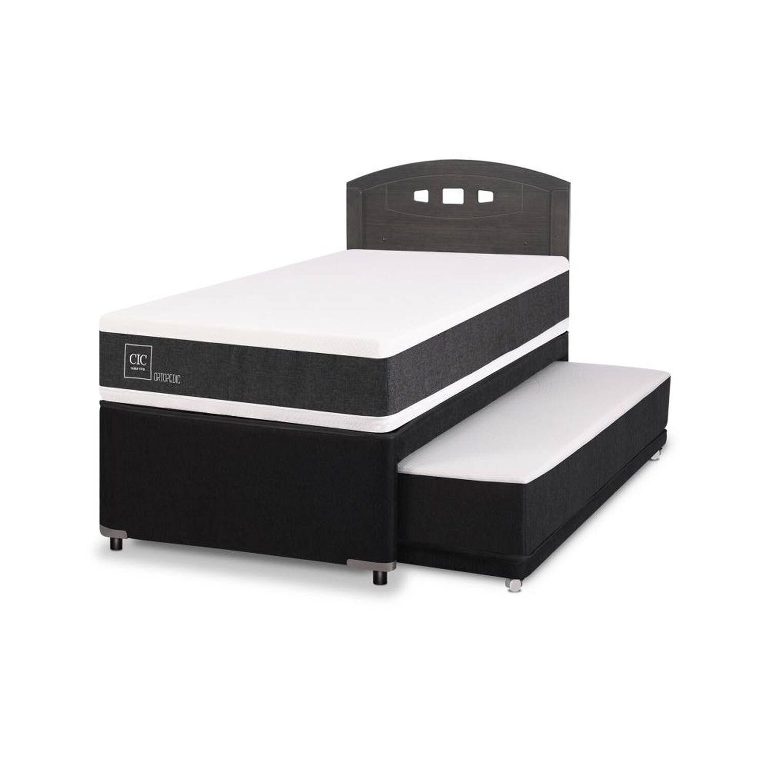 Cama Nido Cic Ortopedic / 1.5 Plazas / Base Normal + Respaldo image number 1.0