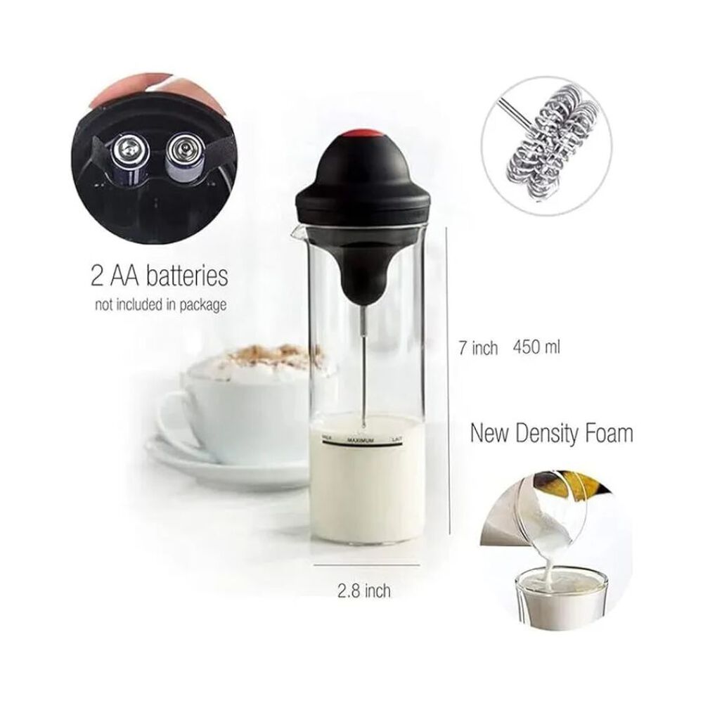 Espumador De Leche Batidora Para Hacer Espuma De Café 450 Ml image number 3.0
