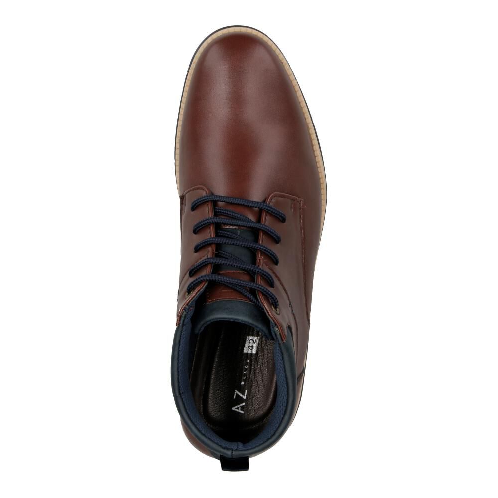 Zapato Casual Hombre Az Black Brown image number 4.0