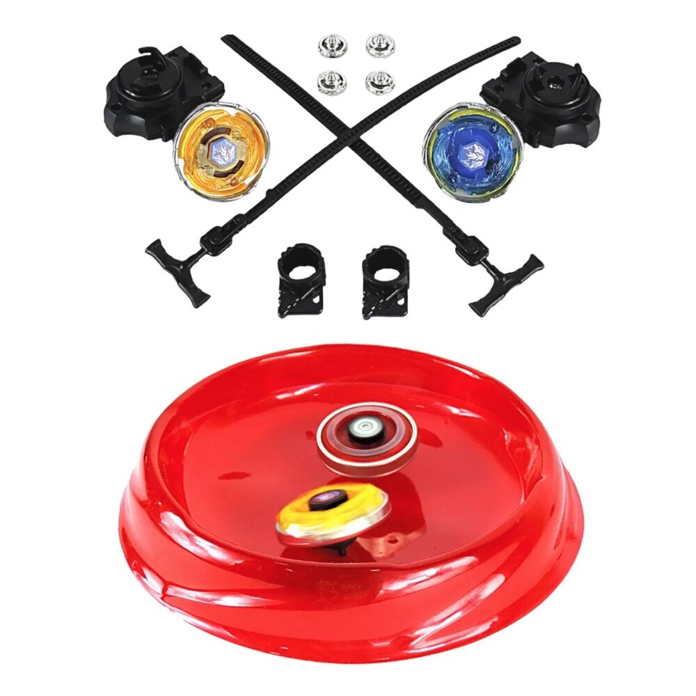 Set Bley Blade, 2 Trompos + 2 Lanzador + Mini Estadio. image number 0.0