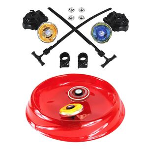 Set Bley Blade, 2 Trompos + 2 Lanzador + Mini Estadio.