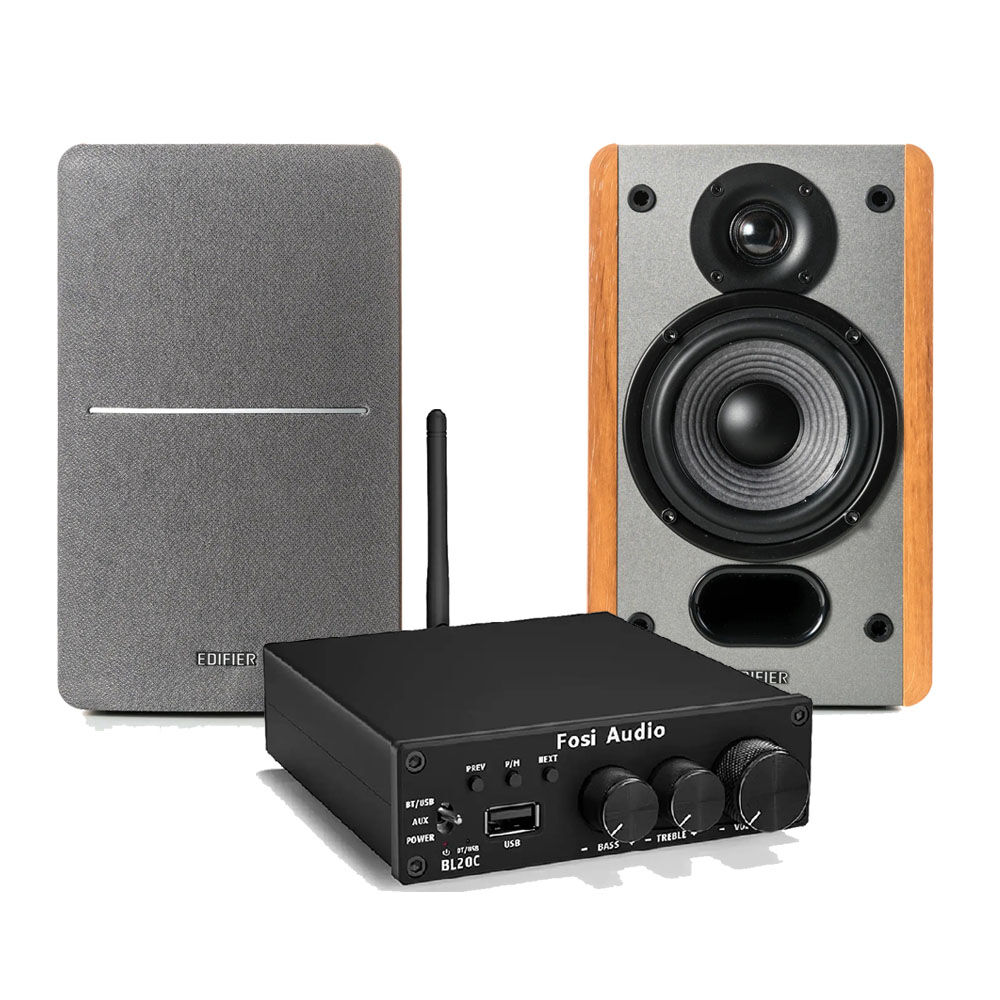 Amplificador Fosi Audio Bl20c + Parlantes Hi-fi Edifier P12 image number 0.0
