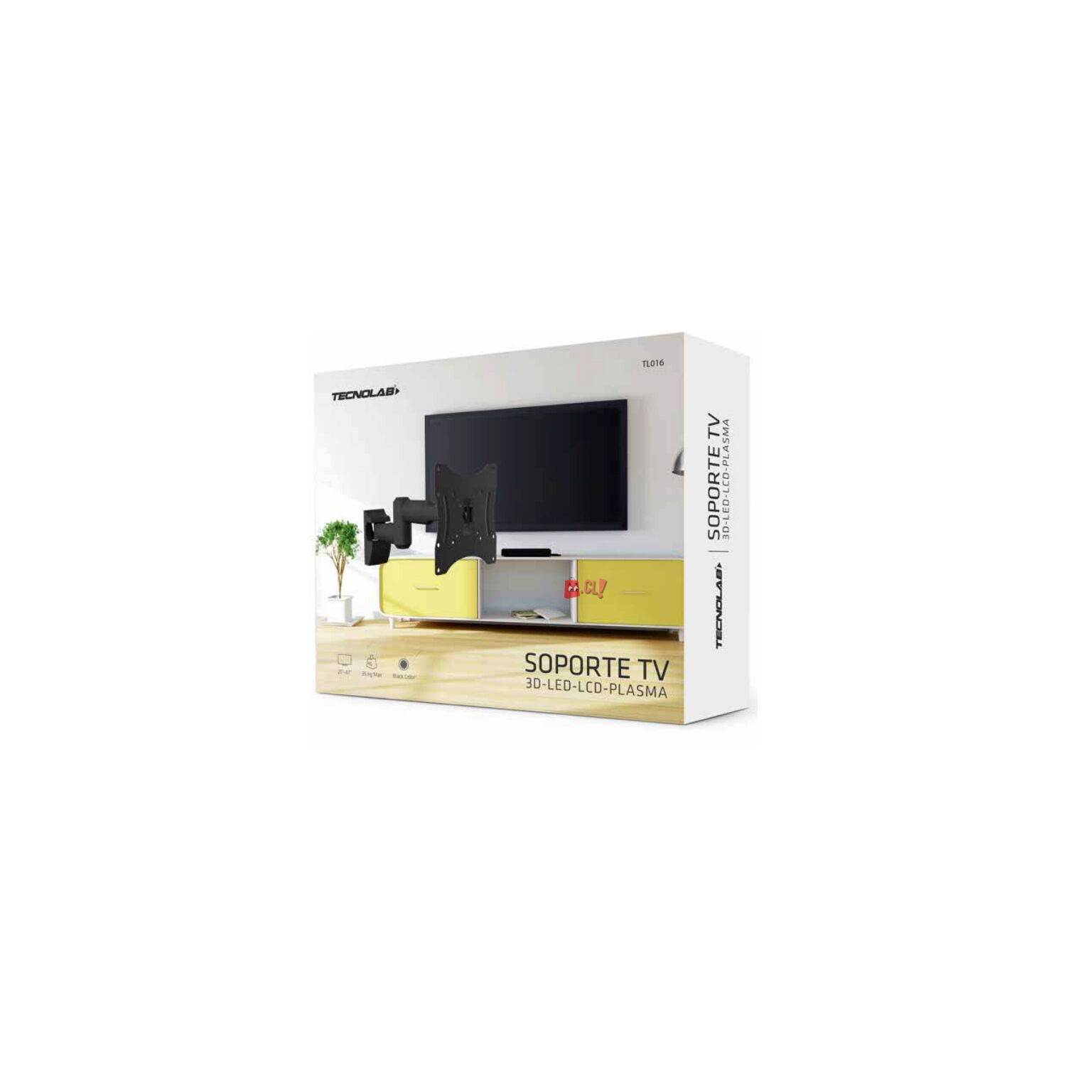 Soporte Tv De 21 A 47 Pulgadas Giro 35 Grados - Ps image number 1.0
