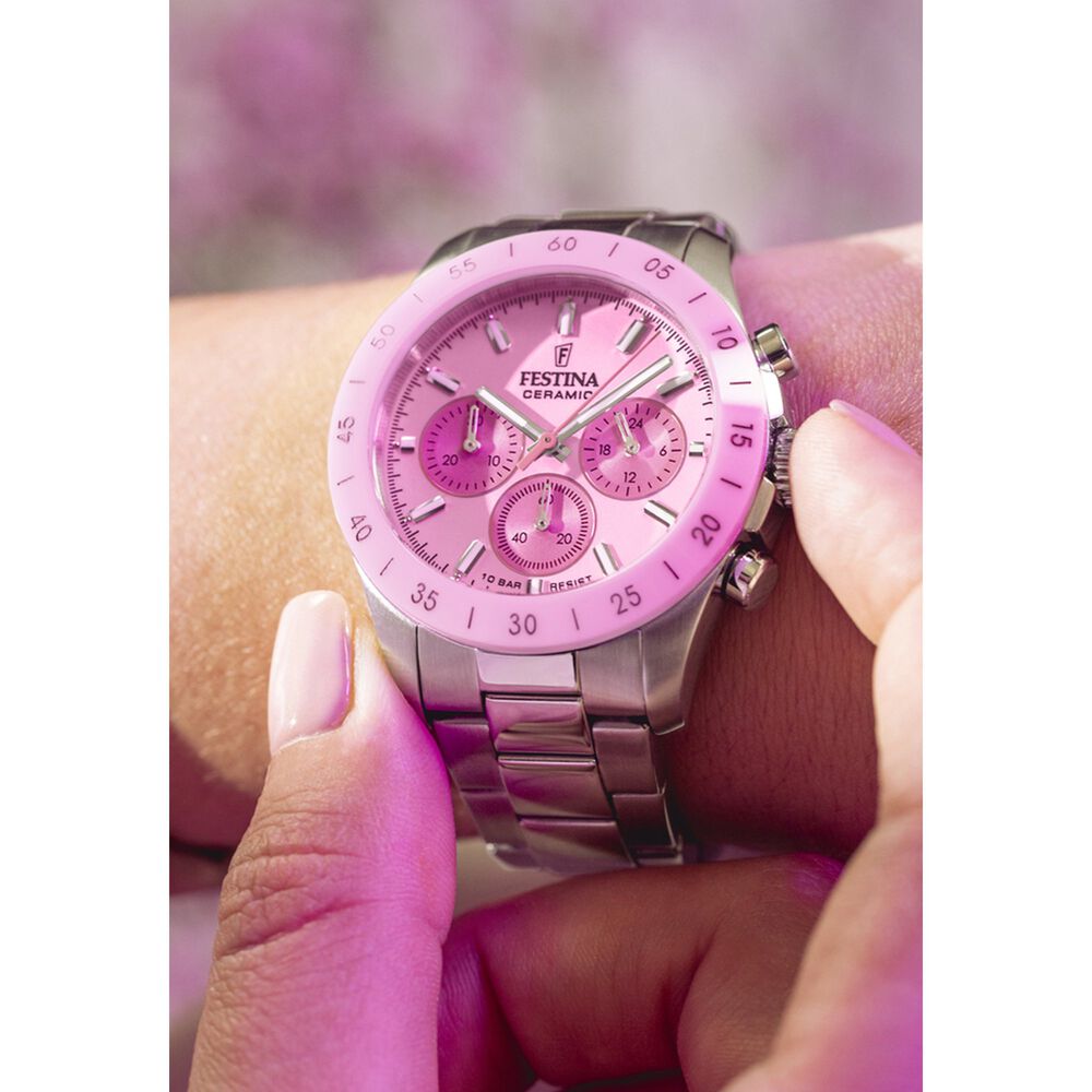 Reloj F20693/2 Festina Rosa Mujer Ceramic image number 1.0