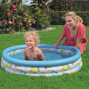 Piscina Inflable 3 Anillos Bestway Fondo Marino