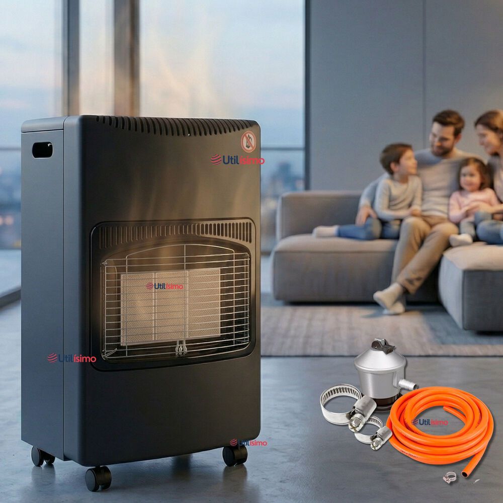 Calefactor A Gas Licuado 5kg A 15kg Plegable Interior Exterior Con Accesorios image number 0.0