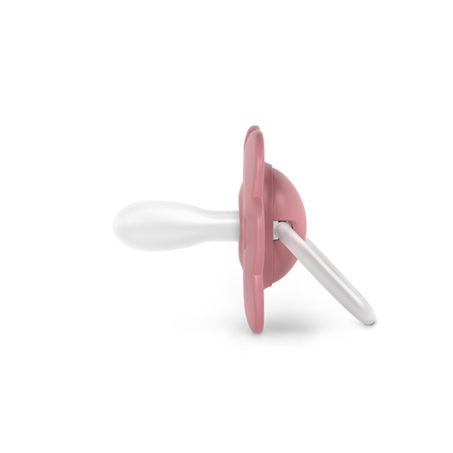 Chupete Wonder Butterfly Fisiol&oacute;gico Silicona 6/18m Liso Rosa image number 1.0