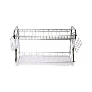 Secador Escurridor De Platos Loza Vajilla 2 Niveles Cocina