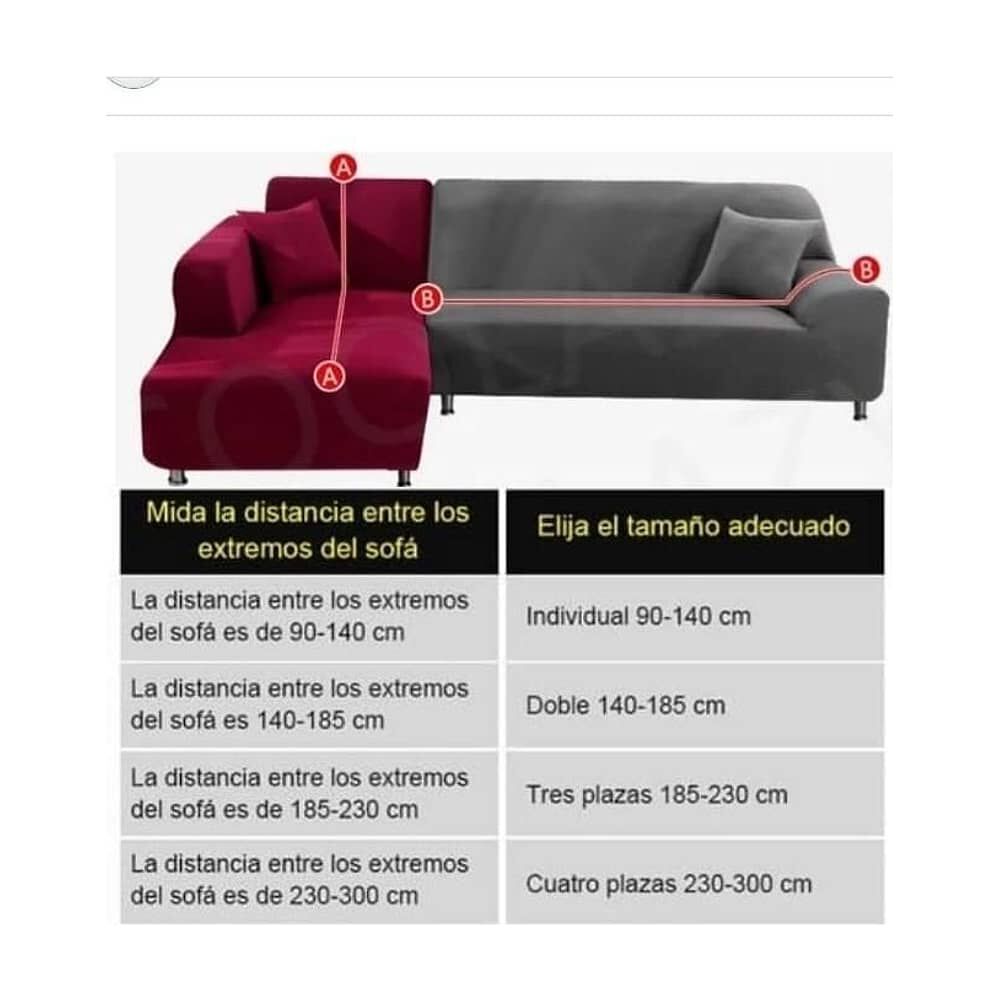 Funda De Sof&aacute; 2 Cuerpos - Estampado Rosa image number 2.0