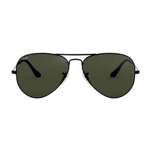 Lentes De Sol Aviator Black Green Ray-ban