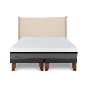 Cama Europea Cic Balance / King / Base Dividida + Respaldo