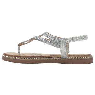 Sandalia Mujer Casual Plateado Chalada Angui-1