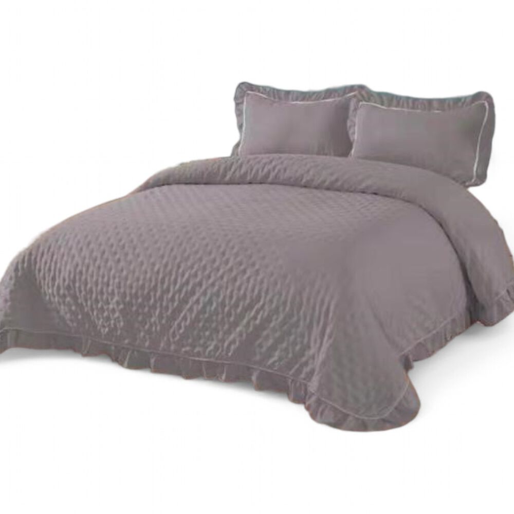 Cubrecama De Verano 2 Plazas Quilt + 2 Fundas De Almohada Cobertor Delgado Qvr2-65 image number 0.0
