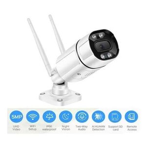 Cámara Wifi Exterior Ip66 Visión Nocturna Hd 720p