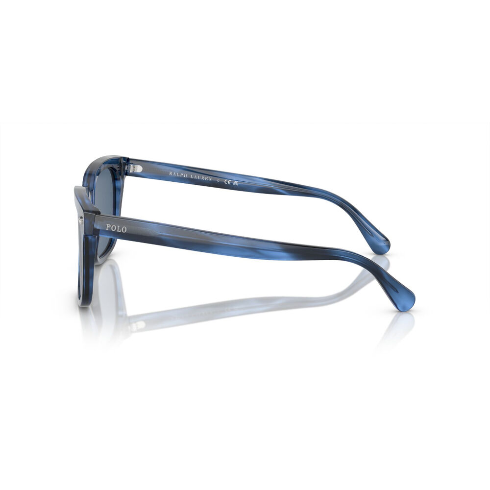 Lentes De Sol Azul Brillante Rayado Polo Ralph Lauren image number 2.0
