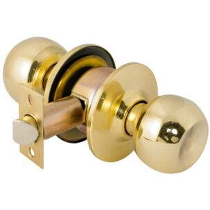 Cerradura Cilíndrica Pomo Sfera 11000 Libre Paso Bronce 35-55mm Poli