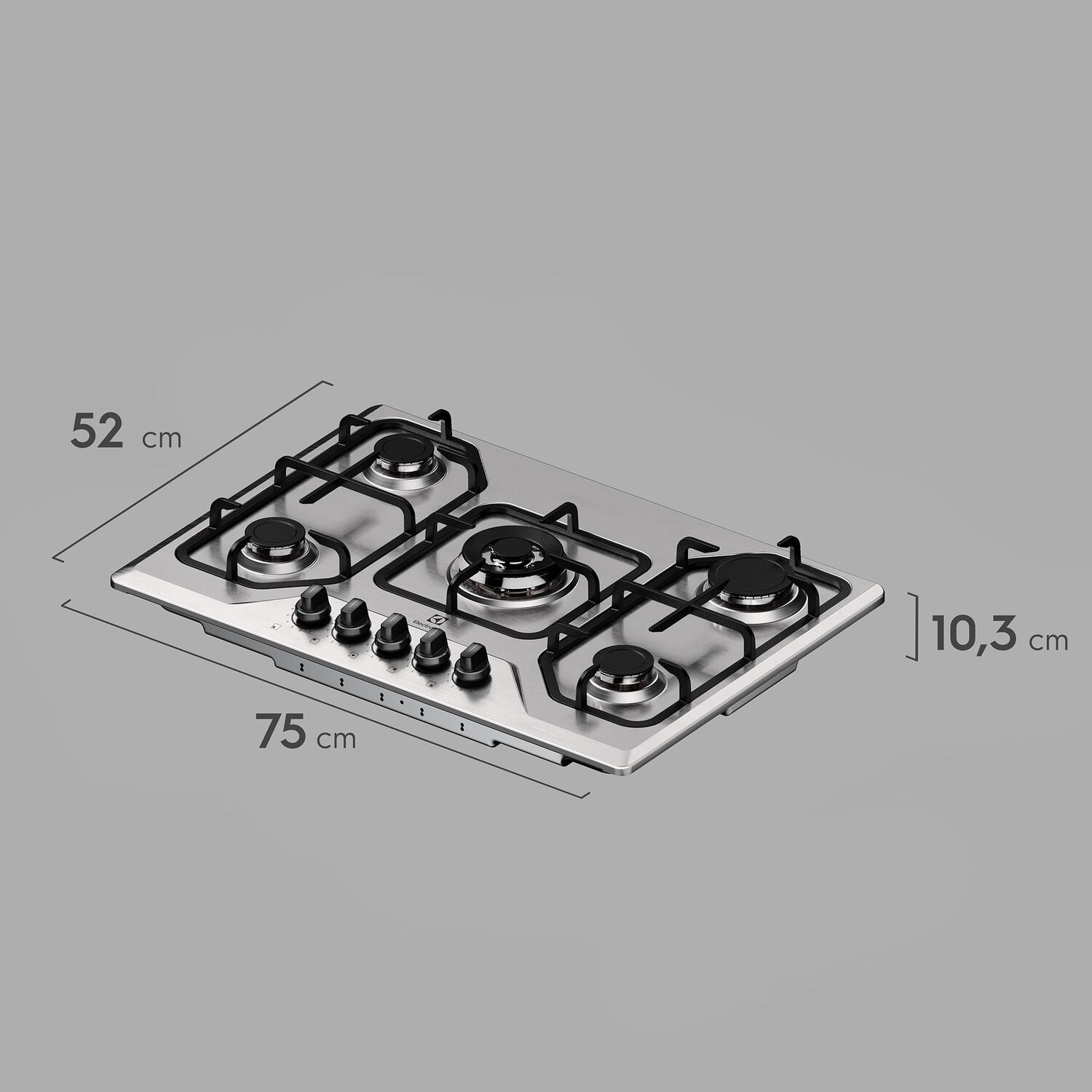 Encimera A Gas 5 Platos Experience Multi Llama Ke5xc Inox image number 2.0