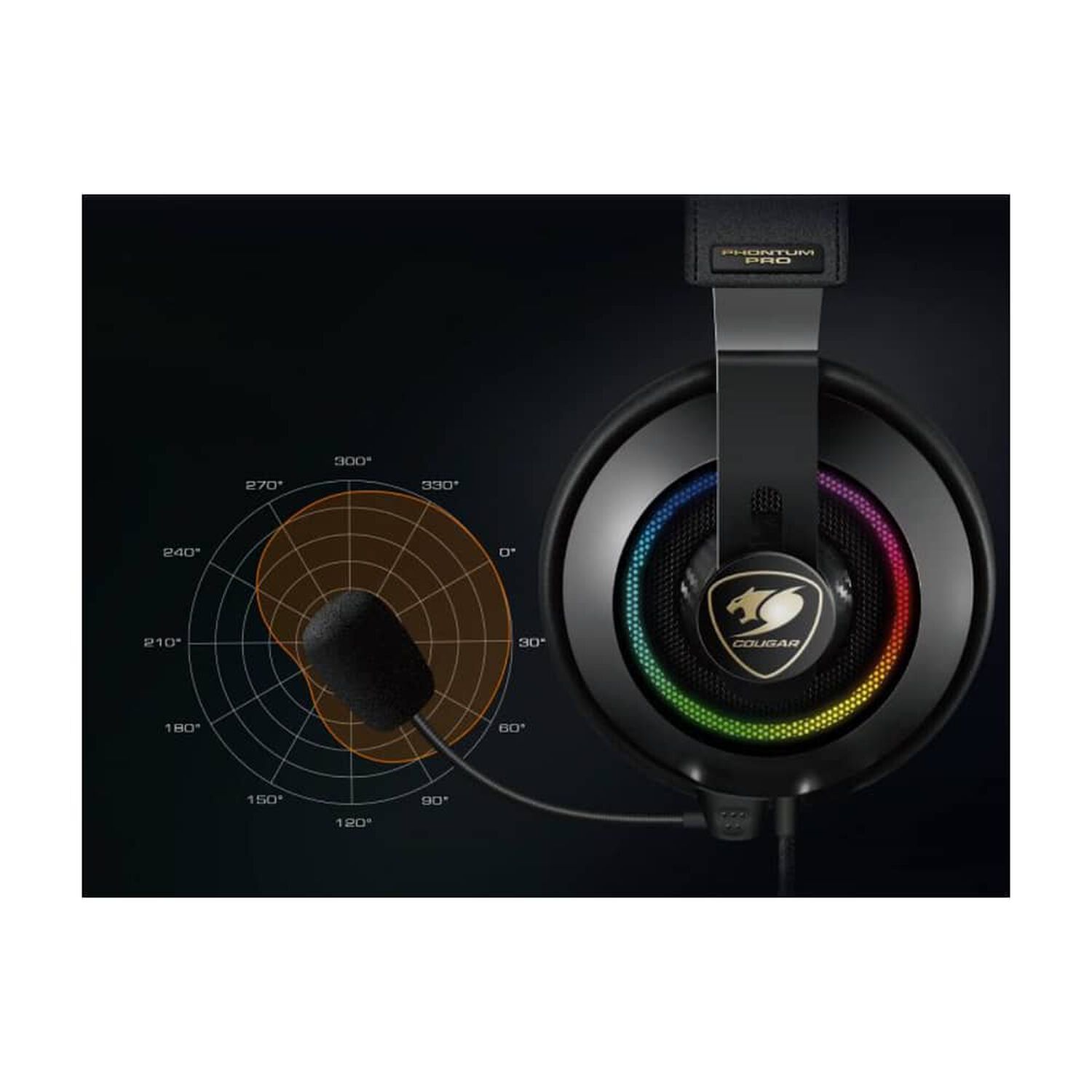 Audifonos Cougar Phontum Pro Prix Usb 7.1 Multiplataformas image number 4.0