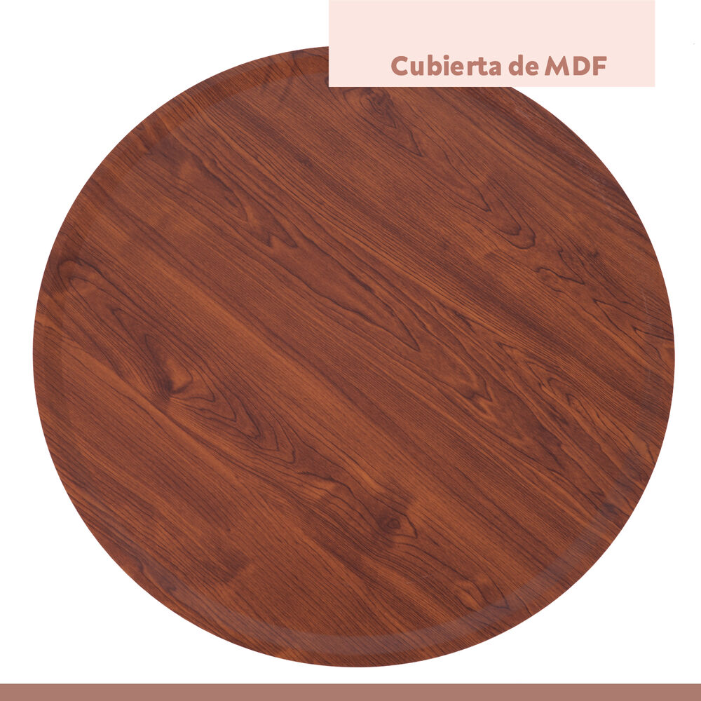 Mesa De Centro Trabajo Y Cafe - Madera Oscura Walnut image number 4.0
