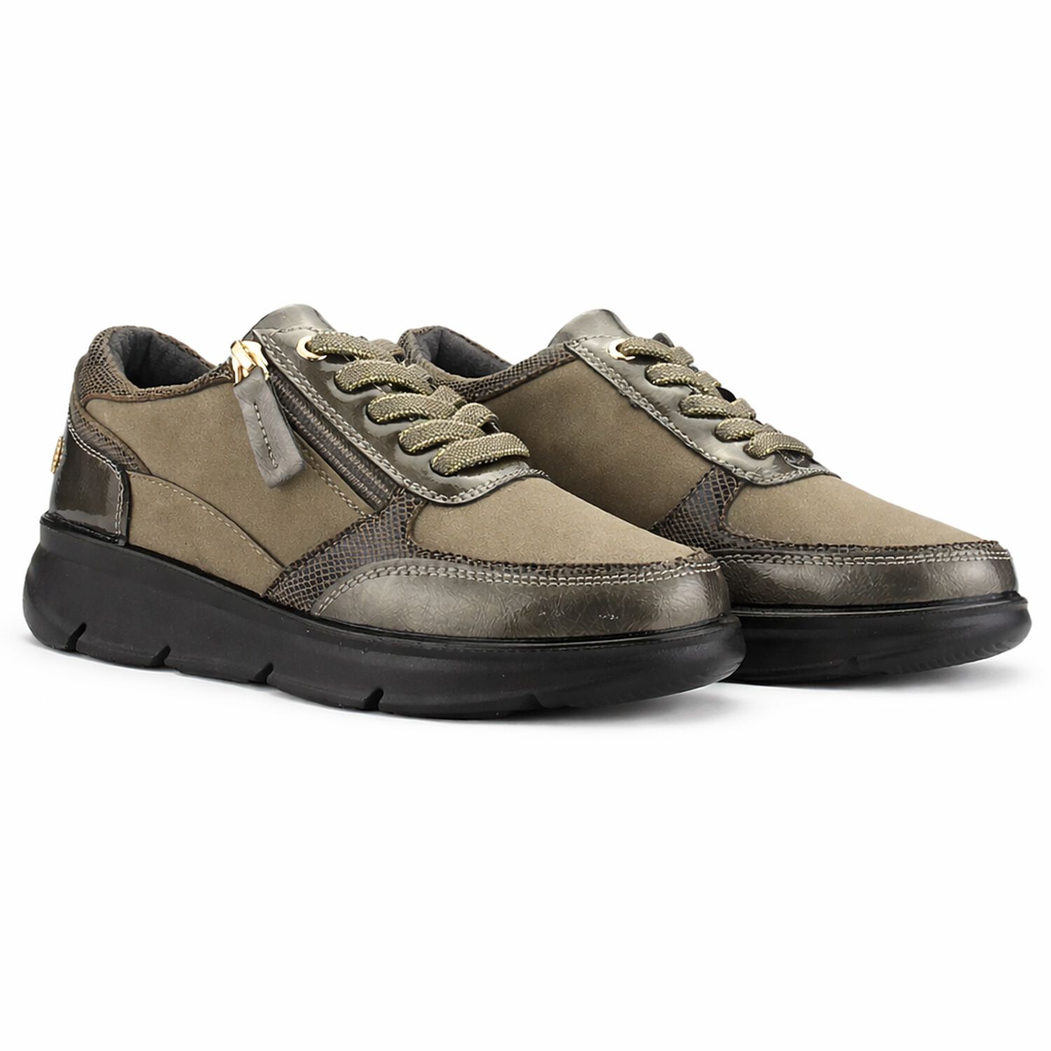 Zapatilla Beige Mujer Casual Chalada Graki image number 5.0