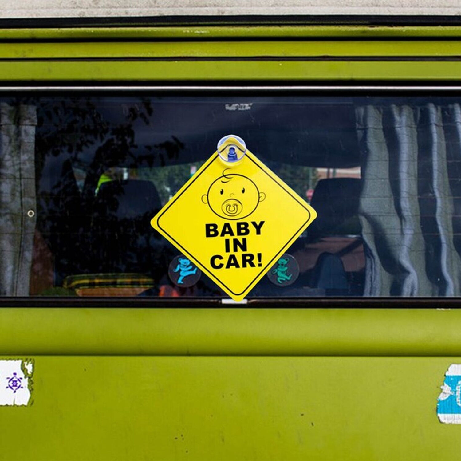 Pegatina Autoadhesiva Se&ntilde;al De Bebe Abordo Para Coches Autos image number 3.0