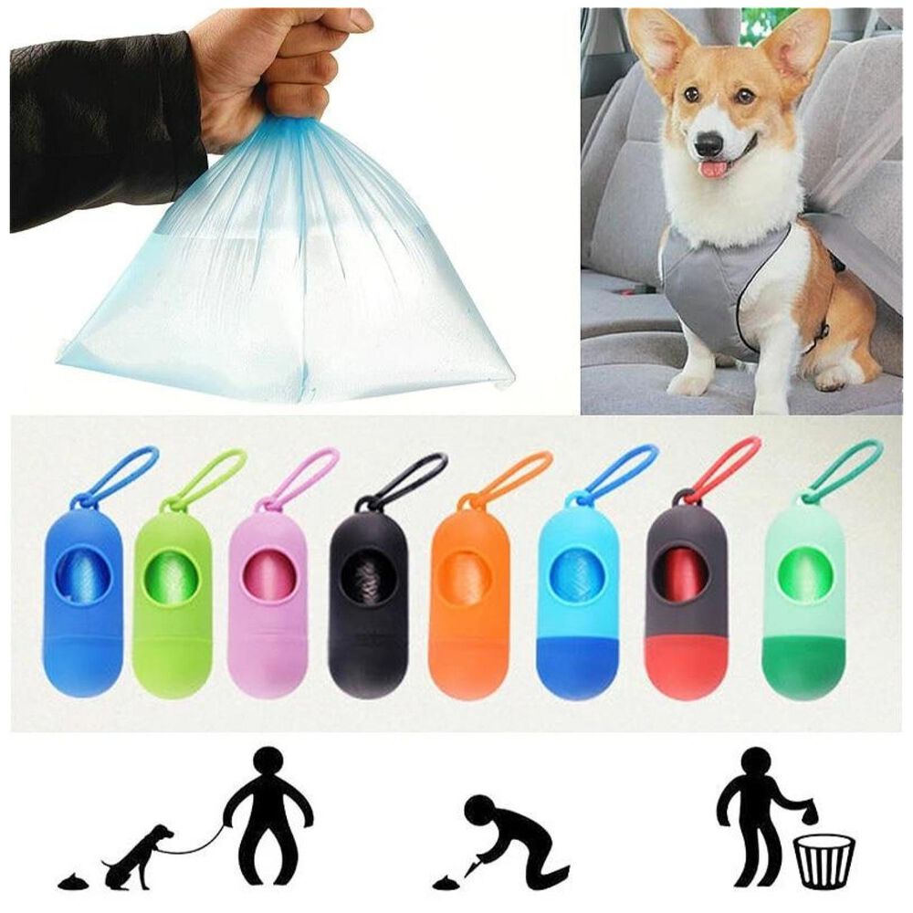 Dispensador De Bolsas Para Desechos Fecas Para Mascotas image number 2.0