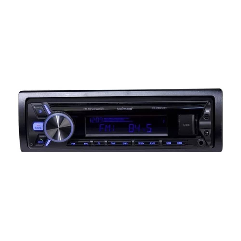 Radio De Auto Bowmann Modelo Ds-2800bt Con Usb, Bluetooth Y Lector De Tarjeta Sd image number 0.0