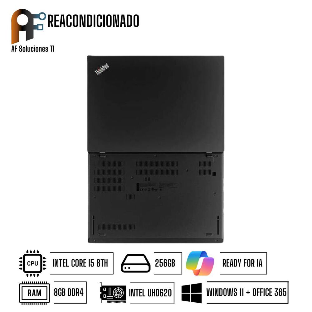 Notebook Lenovo Thinkpad L490 (i5 8th-8gb-256gb) (windows11-office365) Reacondicionado image number 3.0